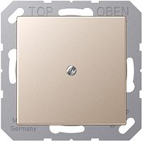 Вывод кабеля без рамки Jung A creation шампань картинка